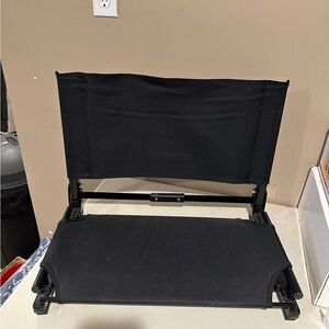 Black Stadium Seat